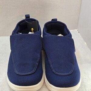 FitVille EasyTop Wings V2 Mens 11EW Extra Wide Blue Comfort Walk Shoes Diabetic